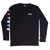 Stoney Creek Flag Mens Long Sleeve Shirt Black XS