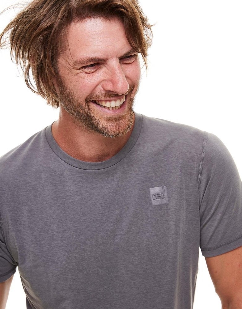 Red Original Mens Performance T-Shirt Grey Small