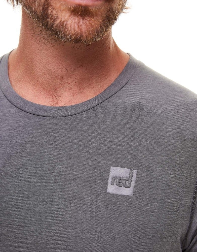 Red Original Mens Performance T-Shirt Grey Small