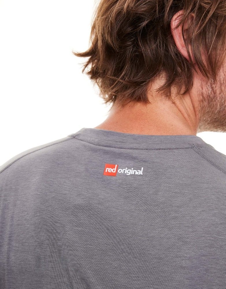 Red Original Mens Performance T-Shirt Grey Small