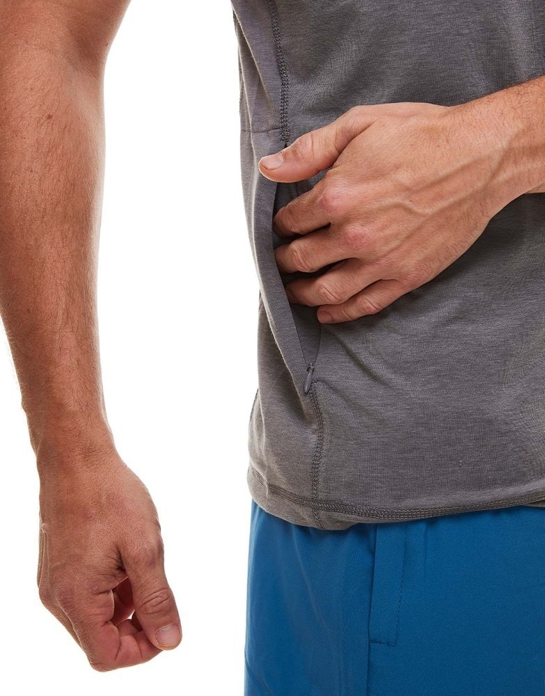 Red Original Mens Performance T-Shirt Grey Small