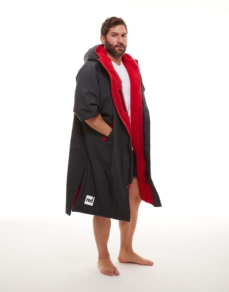 Red Original Pro EVO Change Short Sleeve Swim Parka Grey Large