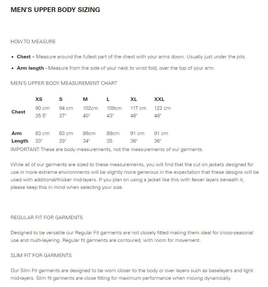 Rab Sonic Mens Tee Rab Sonic Mens Tee