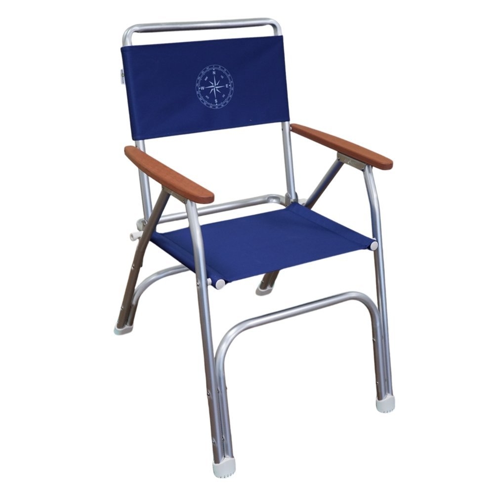 Oceansouth Aluminium Deck Chair Pacific Blue
