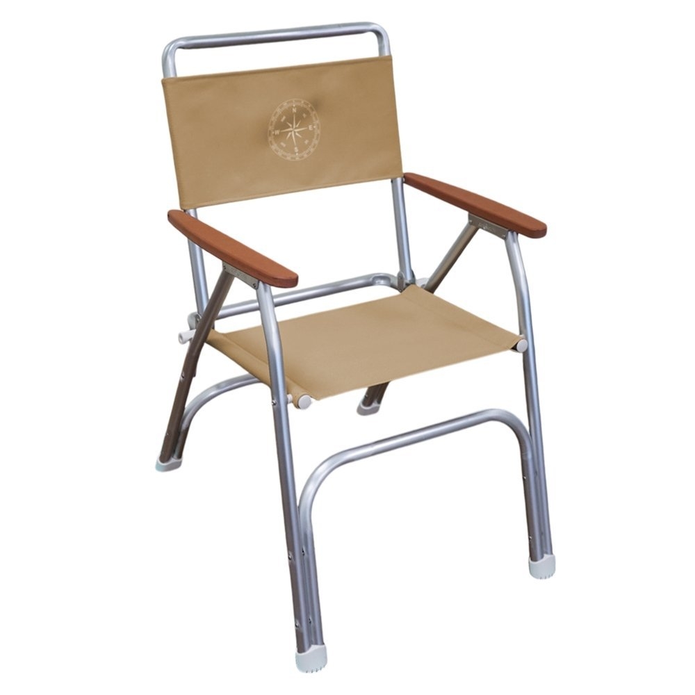 Oceansouth Aluminium Deck Chair Beige