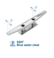Sinox S507 10in Low Flat Stainless Boat Cleat - 2 Hole Thumbnail Sinox S507 10in Low Flat Stainless Boat Cleat - 2 Hole