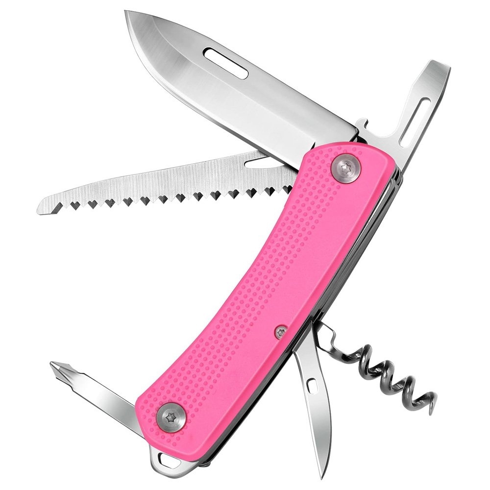 Multi-Function Pocket Knife Pink