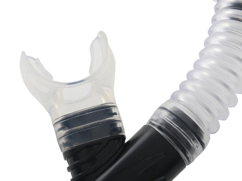 Mirage Pacific Adult Silicone Dive Mask and Snorkel Set Black/Blue