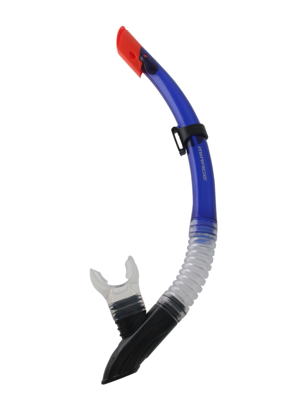 Mirage Pacific Adult Silicone Mask and Snorkel Set Blue/Clear