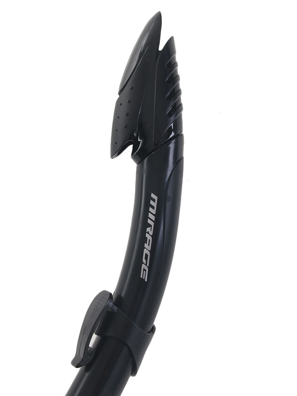 Mirage Rayzor Adult Mask Snorkel and Fins Set Black