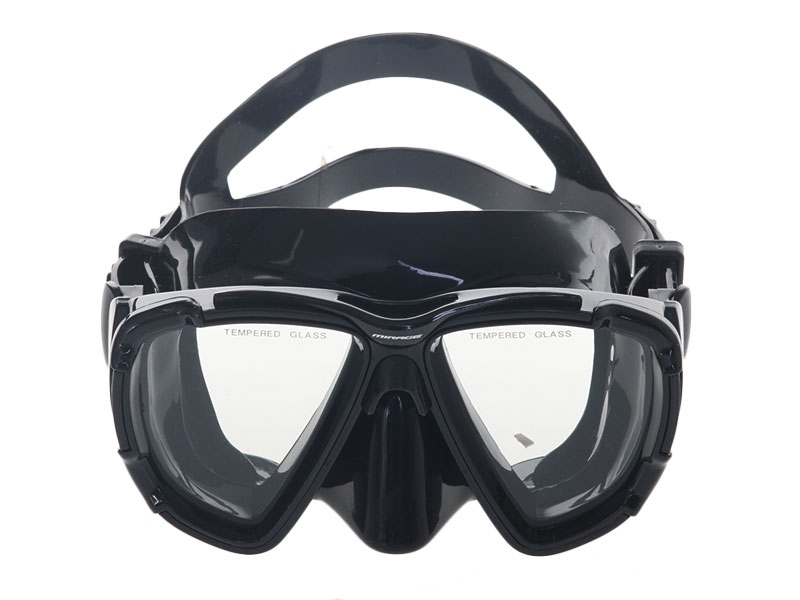 Mirage Rayzor Adult Mask Snorkel and Fins Set Black