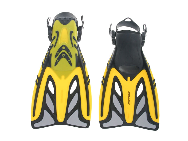 Mirage Crystal Adult Dive Mask Snorkel and Fins Set