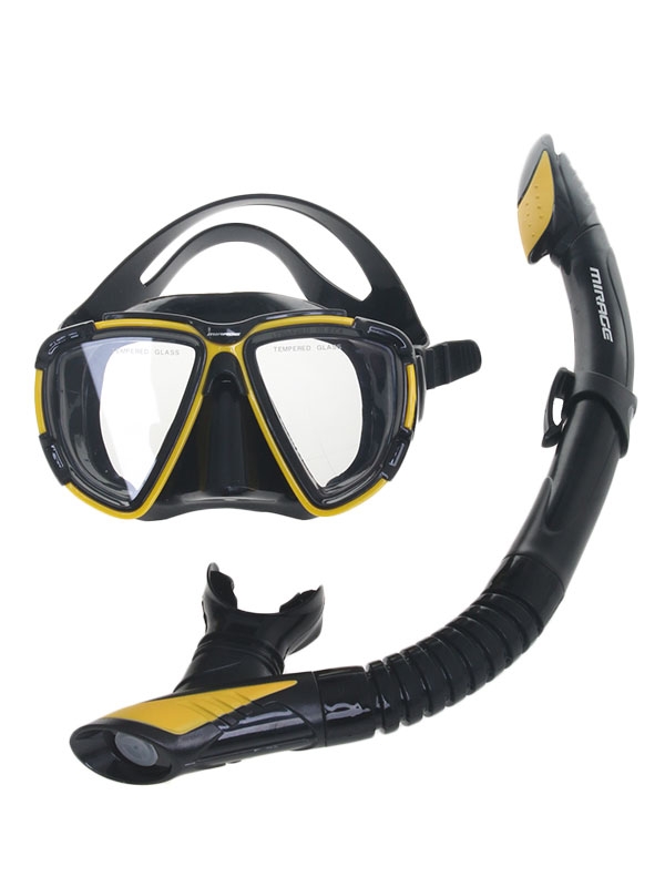 Mirage Crystal Adult Dive Mask Snorkel and Fins Set