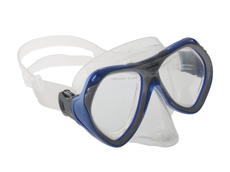 Mirage Crystal Junior Mask Snorkel and Fins Set Blue S/M