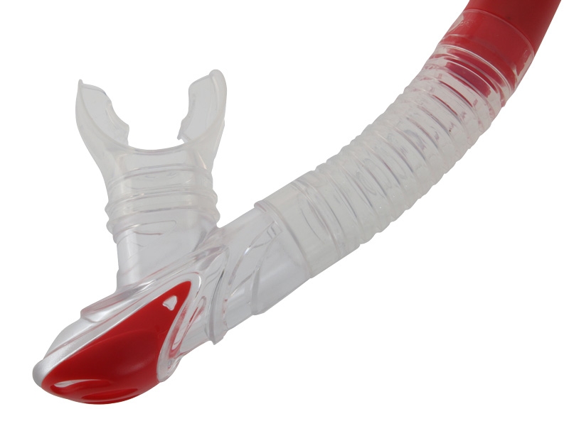 Mirage Crystal Junior Mask Snorkel and Fins Set Red S/M