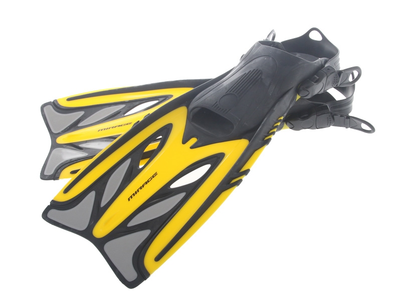 Mirage Crystal Dive Fins Yellow L/XL