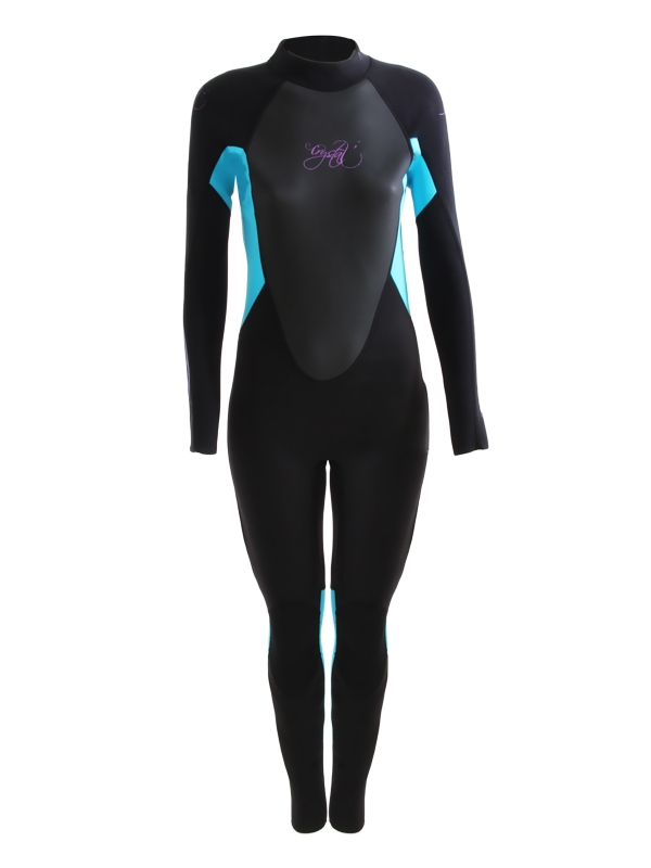 Crystal Superstretch Steamer Womens Wetsuit 3/2mm Blue/Black Size 12