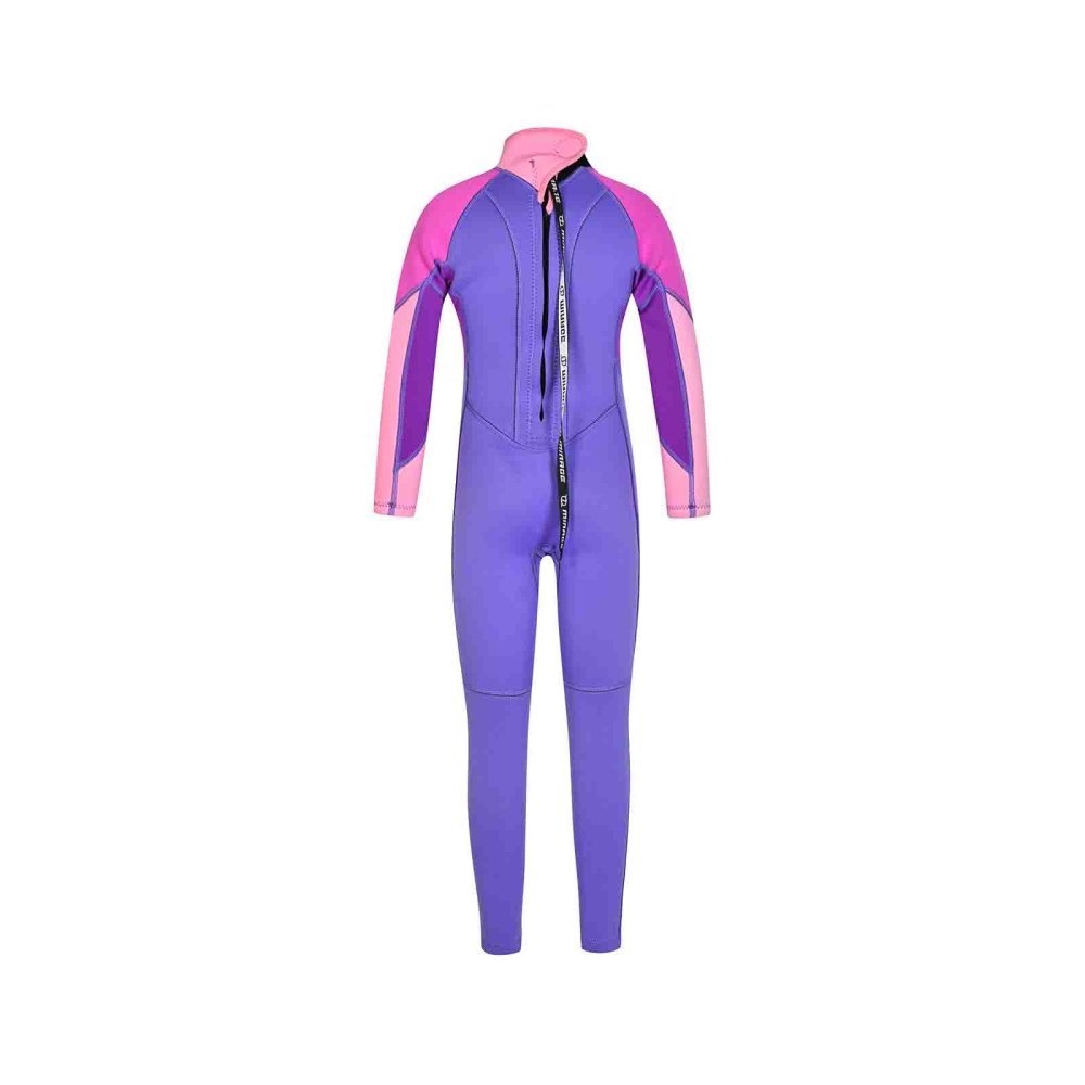 Mirage WS59 Girls Steamer Wetsuit 3/2mm Violet 12 - New but run in fabric