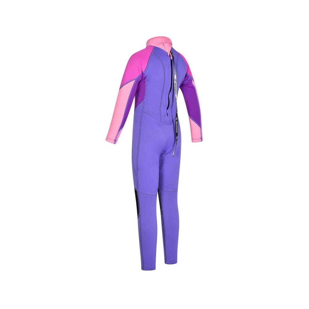 Mirage WS59 Girls Steamer Wetsuit 3/2mm Violet 12 - New but run in fabric