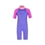 Mirage WS60 Girls Springsuit Wetsuit 2mm Violet 4