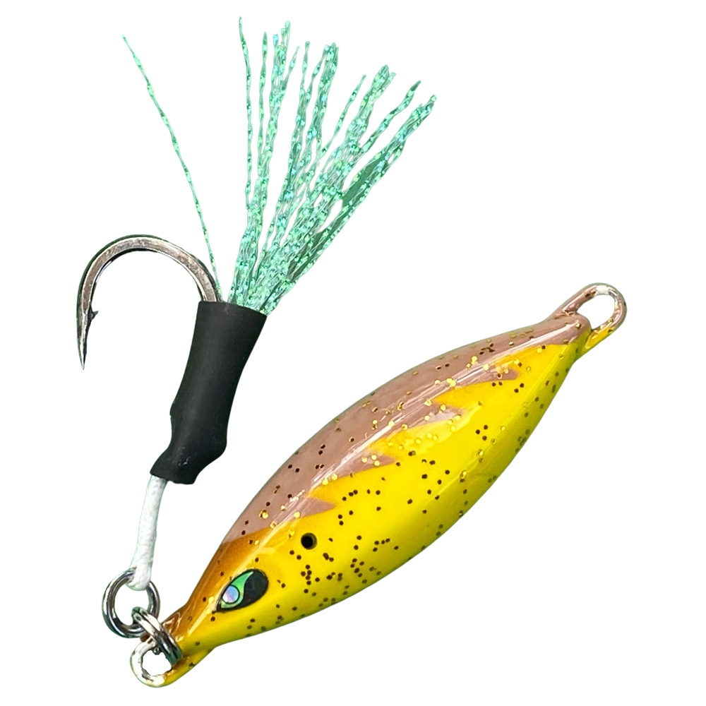 Glowbite Micro Flash V2 Micro Jig 30g Caramello