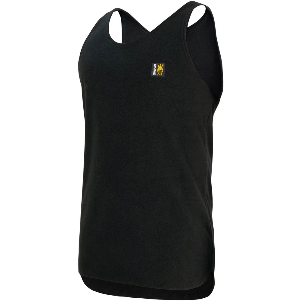 Swazi Mens Micro Singlet Black 2XL