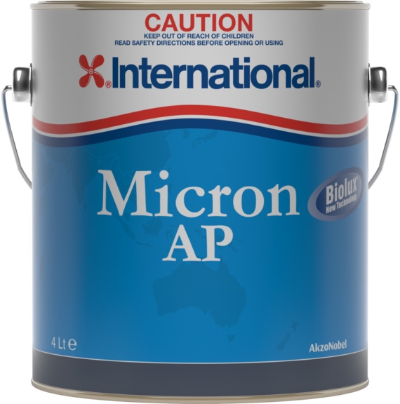 International Micron AP Antifouling Paint 4L Blue