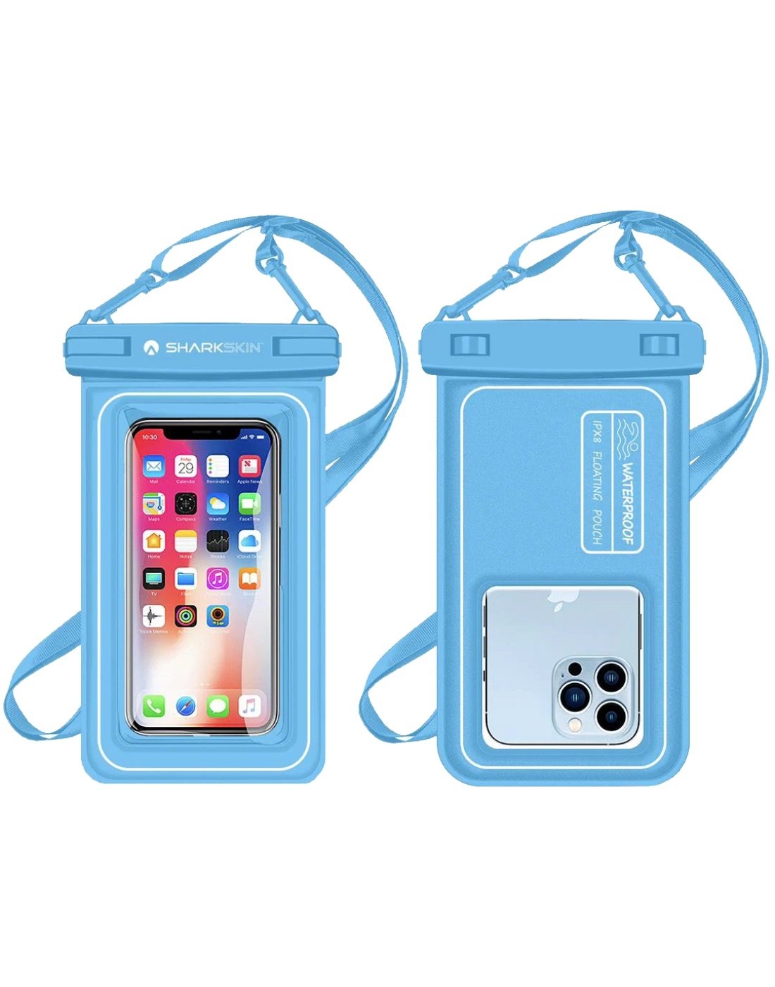 Sharkskin Floating Waterproof Phone Case Blue