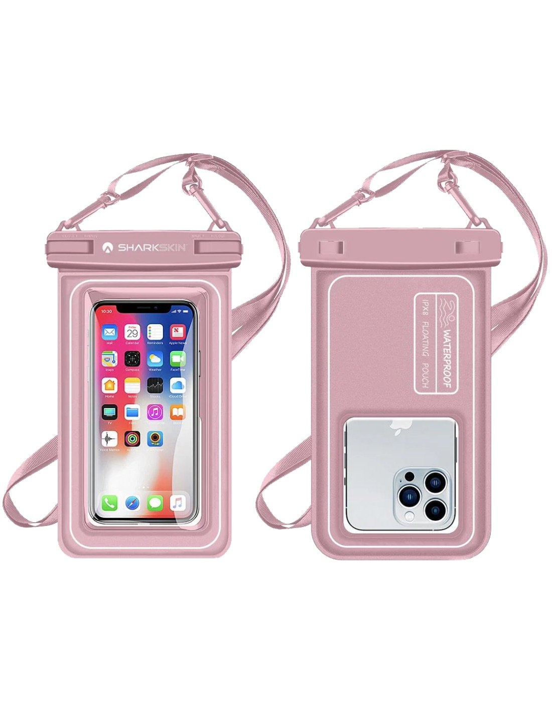 Sharkskin Floating Waterproof Phone Case Pink