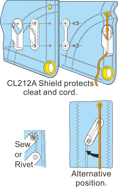 Clamcleat CL213 Fine Line Starboard Cleat