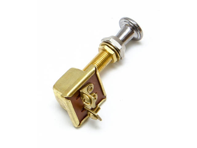 Sierra MP39380 Weather Resistant Push Pull Off-On SPST Switch with Chrome Plated Brass Knob
