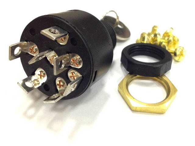 Sierra MP41010 Push-to-Choke 4 Position Marine Ignition Switch