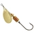 Mepps Aglia Spinner Lure Gold Blade Single Hook #1 3.5g