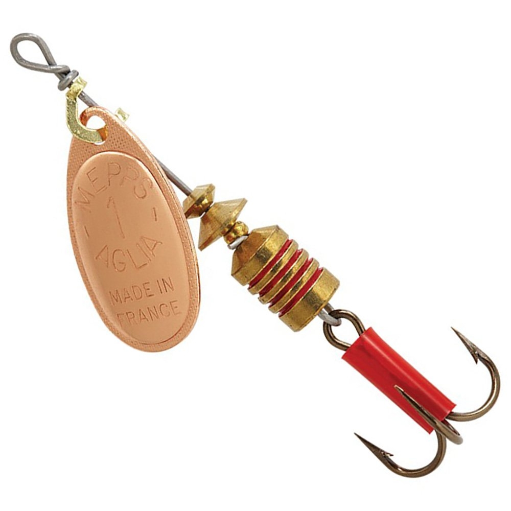 Mepps Aglia Spinner Lure Copper Blade Treble Hook #1 3.5g 