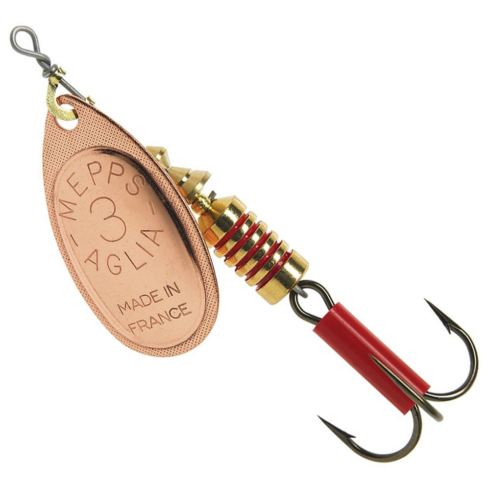 Mepps Aglia Spinner Lure Copper Blade Treble Hook #3 7g 