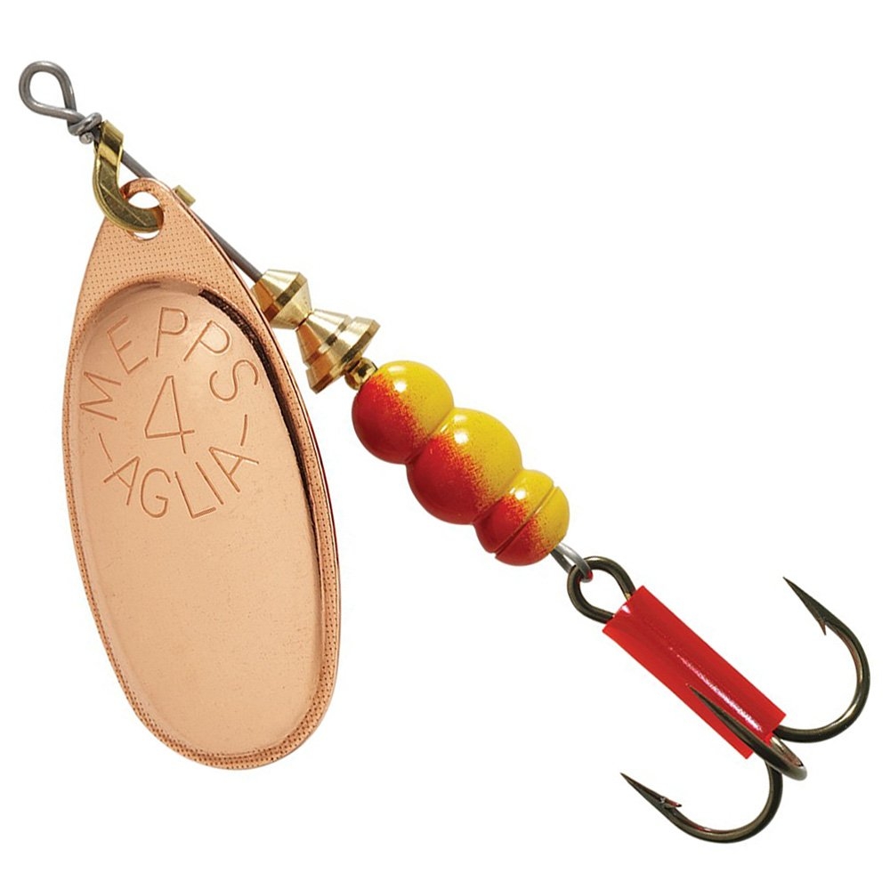 Mepps Aglia Spinner Lure Copper Blade Treble Hook #4 9.5g