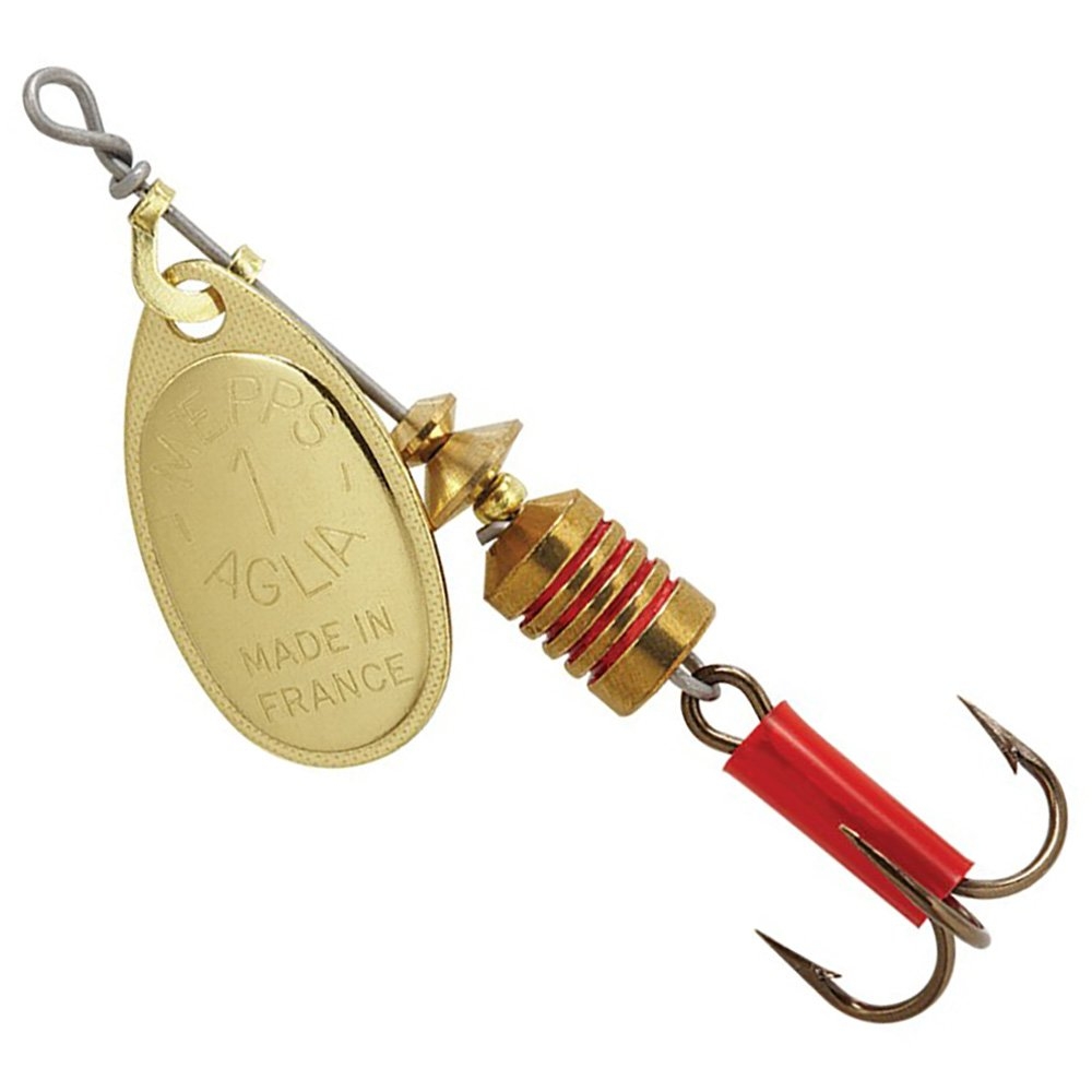 Mepps Aglia Spinner Lure Gold Blade Treble Hook #1 3.5g