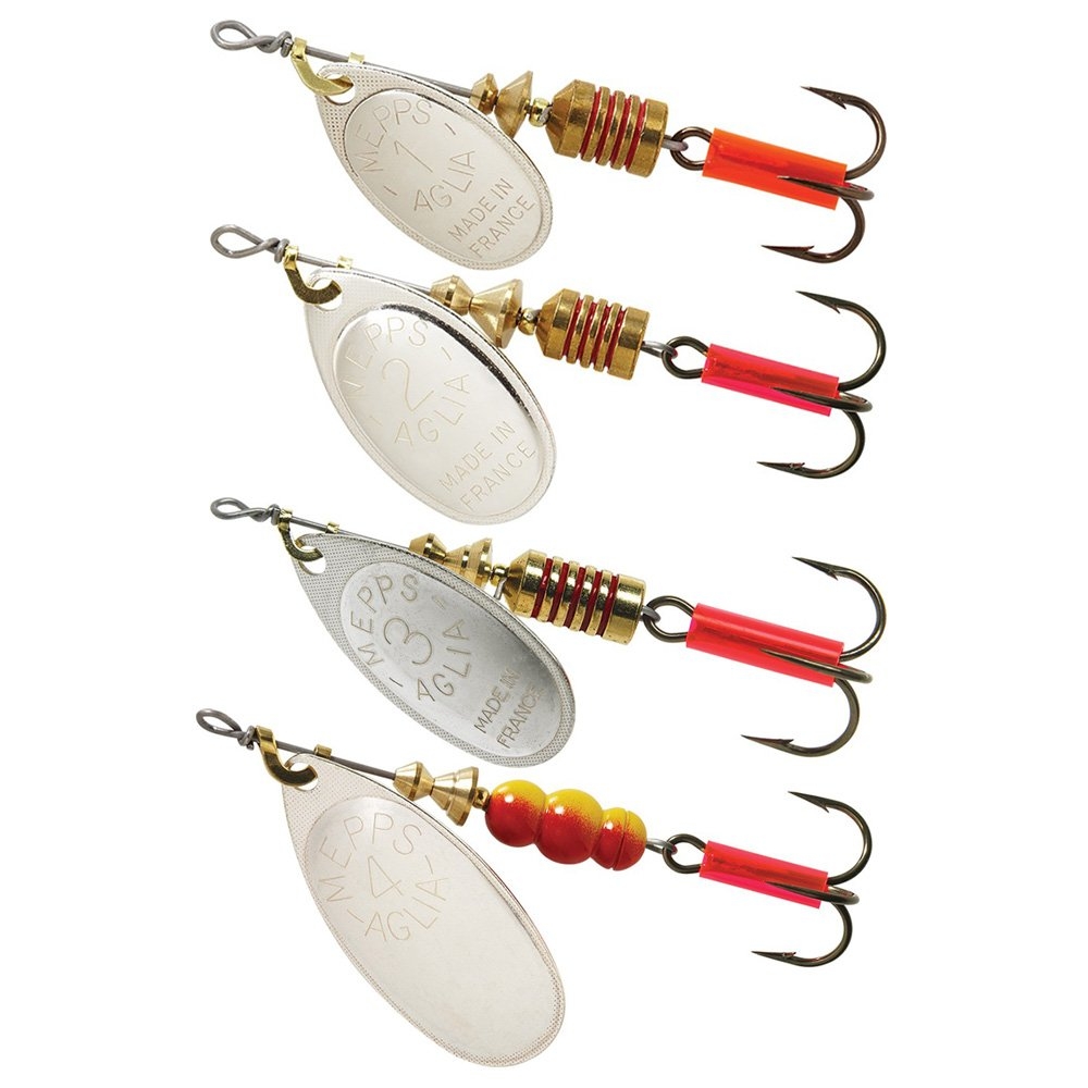 Mepps Aglia Spinner Lure Silver Blade Treble Hook