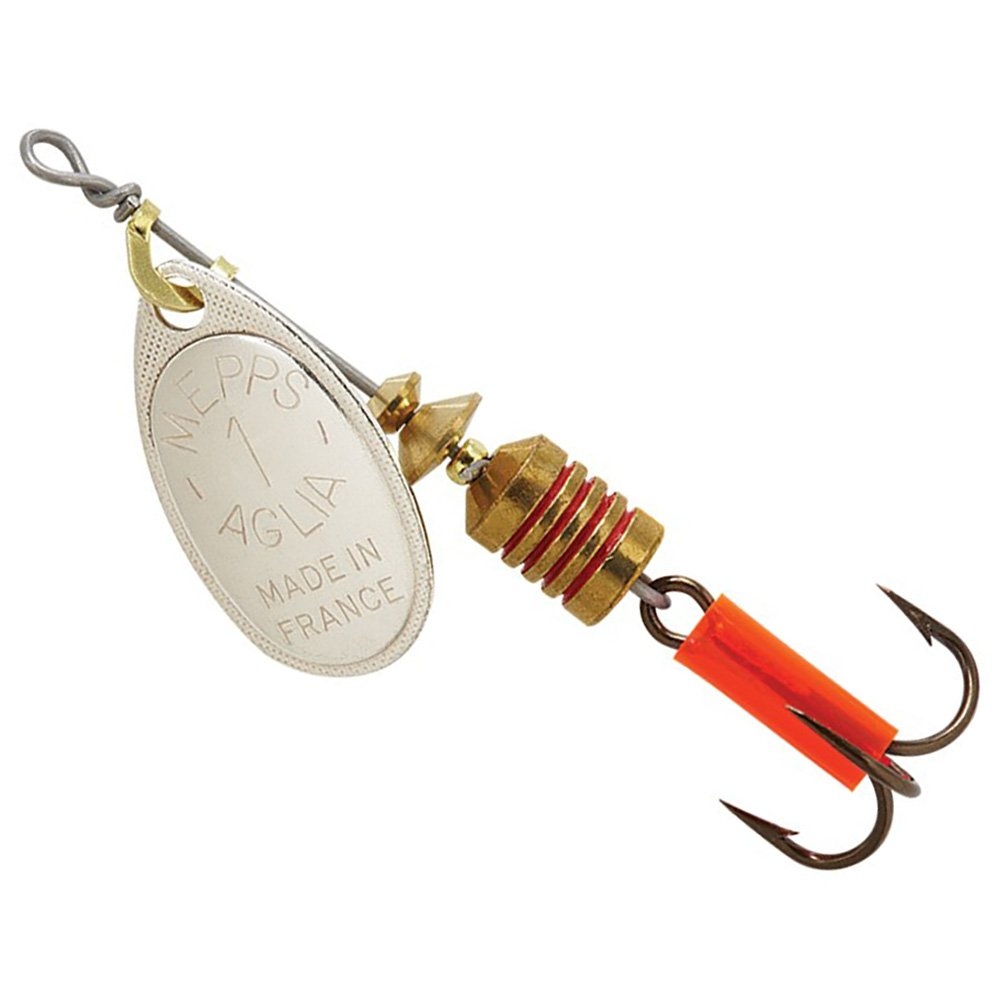 Mepps Aglia Spinner Lure Silver Blade Treble Hook #1 3.5g