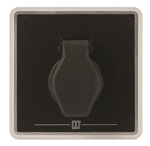 VETUS V-Can Panel For Electric Propulsion With Key Switch Black