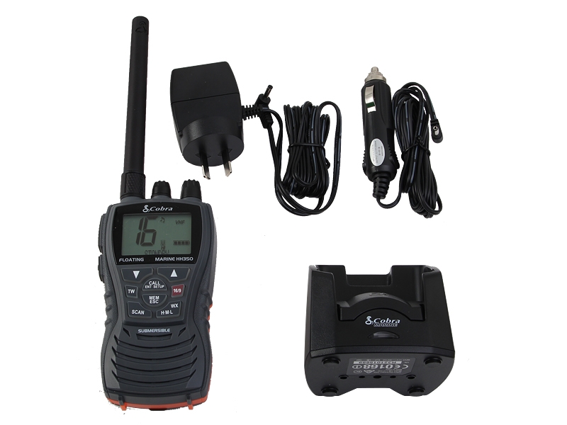 Cobra HH350 Floating Handheld VHF Radio Black