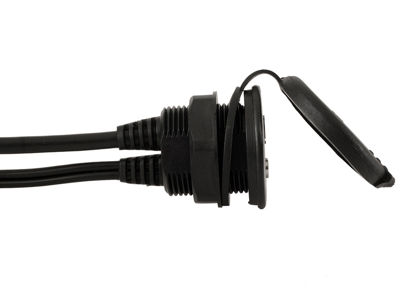 Fusion MS-CBUSB3.5 Panel Mount USB and 3.5mm AUX Connector