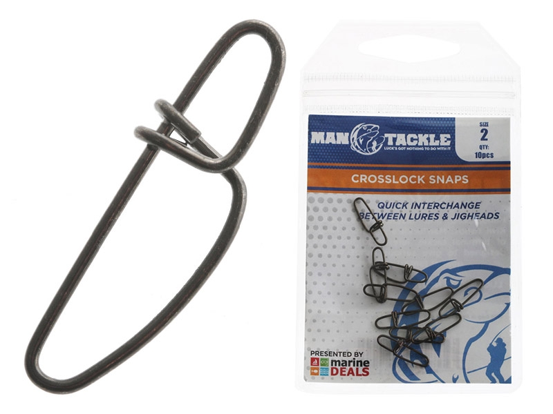 ManTackle Crosslock Snaps Size 2 Qty 10