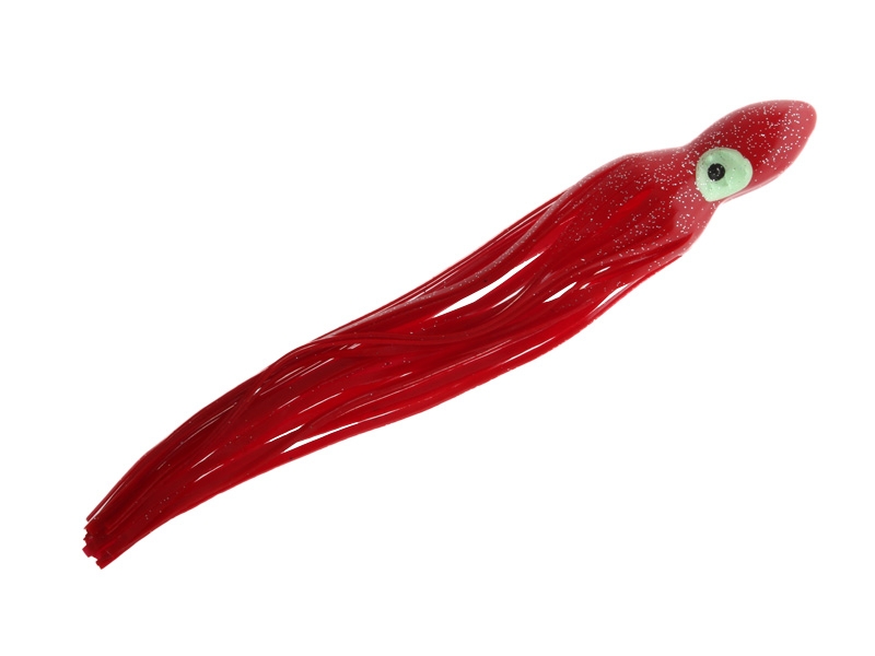 ManTackle Octopus Skirt 300mm Red Glitter