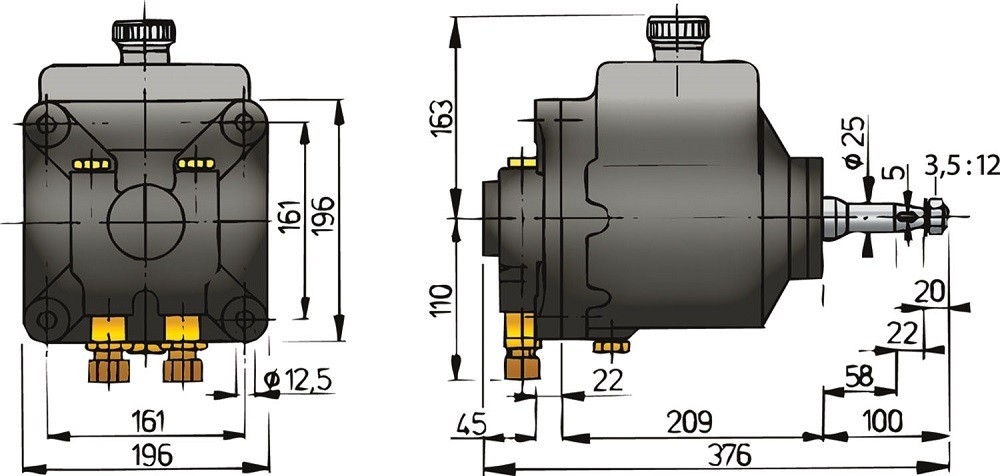 VETUS Pump Type MTP151B