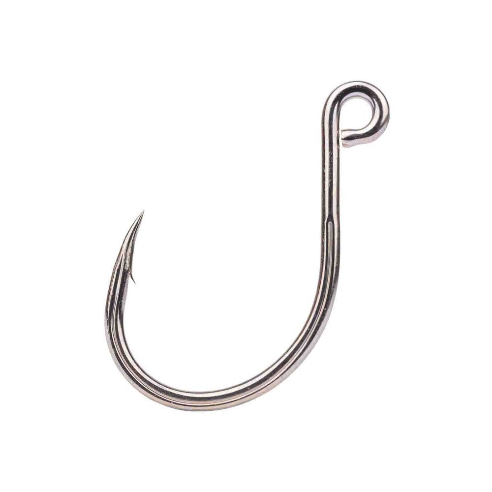 Mustad Kaiju In-Line Single J-Hook 1/0 Qty 7