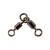 Mustad Demon DLT05 Power 3-Way Swivel Size 6 22kg Qty 5