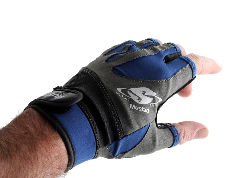 Mustad Half Finger Casting Gloves Medium