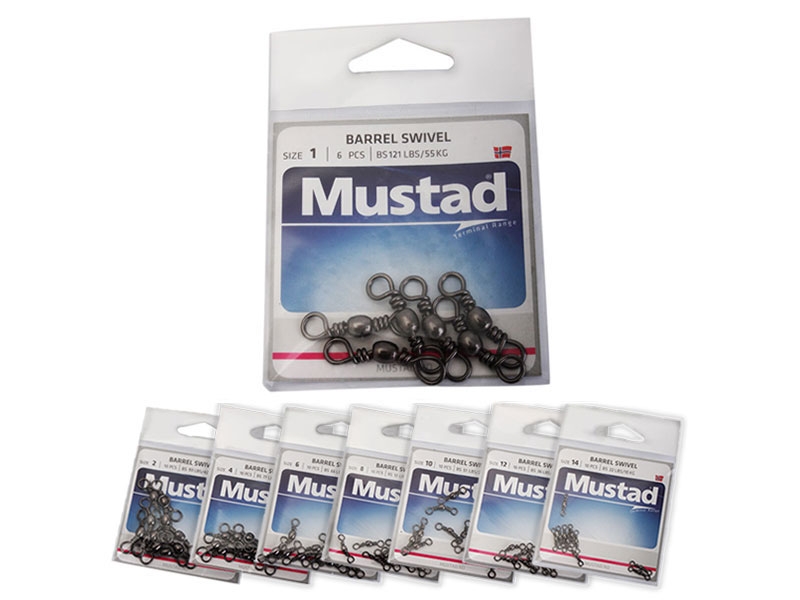 Mustad Barrel Swivels