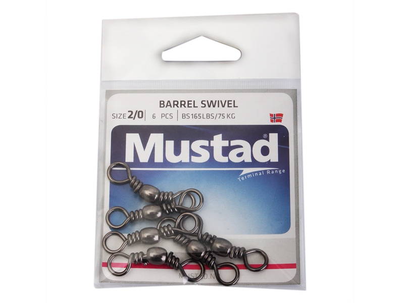 Mustad Barrel Swivels